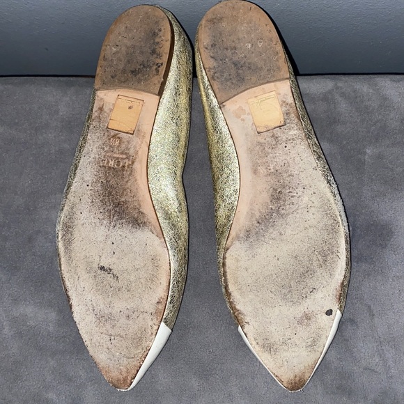 JCrew pointy flats with bow. - Picture 4 of 5